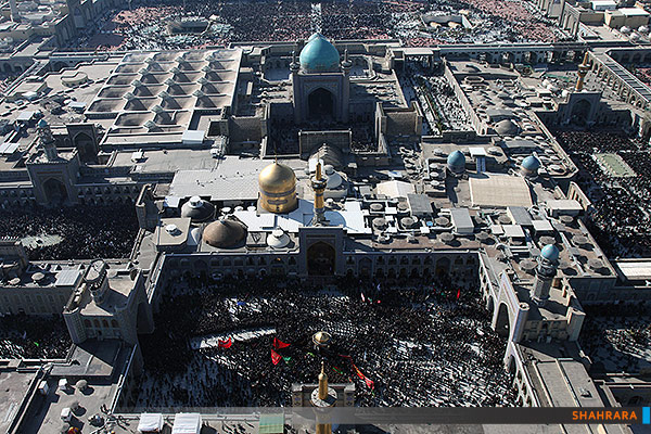 حرم رضوی در سالروز شهادت امام رضا(ع)