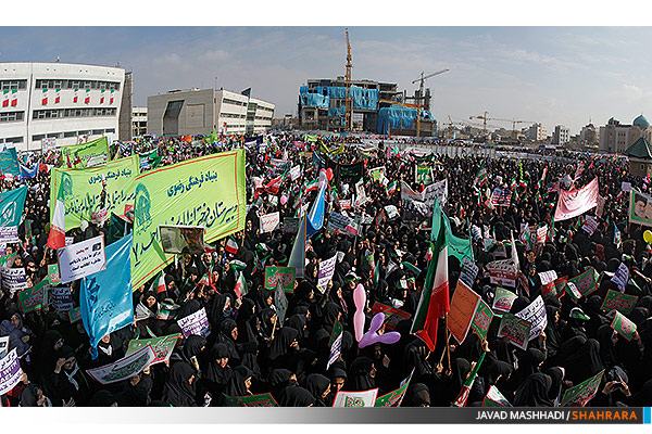 راهپیمایی 22 بهمن در مشهد/3