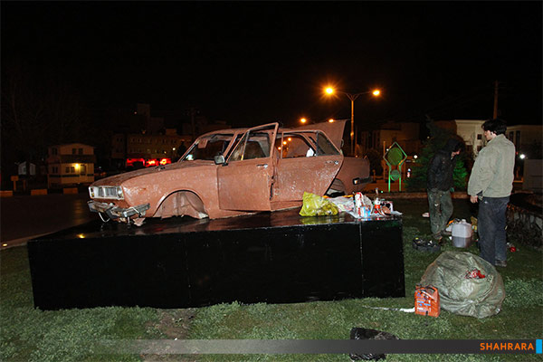 نصب و جانمایی المان های نوروزی92 