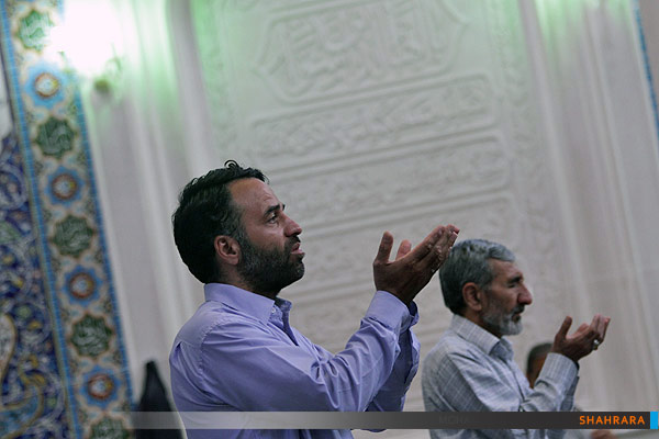 مراسم اعتکاف در مسجد امام محمد باقر (ع) 