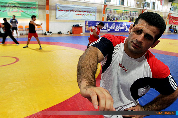 تمرین تیم ملی کشتی فرنگی