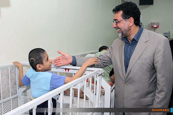 بازدید شهردار مشهد از آسایشگاه معلولین فیاض بخش