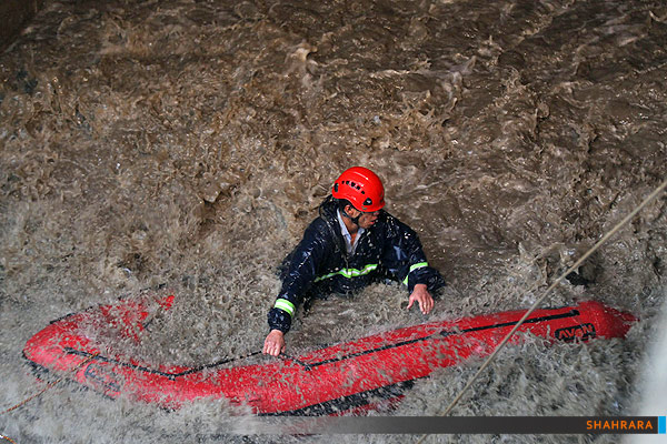 عملیات نجات به دام افتادگان آبگرفتگی امروز/2
