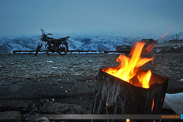 بارش برف در ییلاقات مشهد