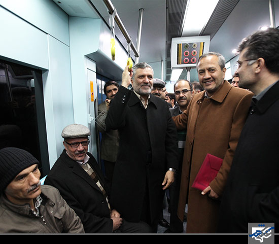 بازدید شهردار از خط یک قطار شهری مشهد