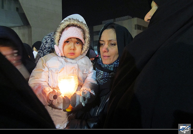 بانوان منطقه 10 در شام غریبان امام رضا(ع)