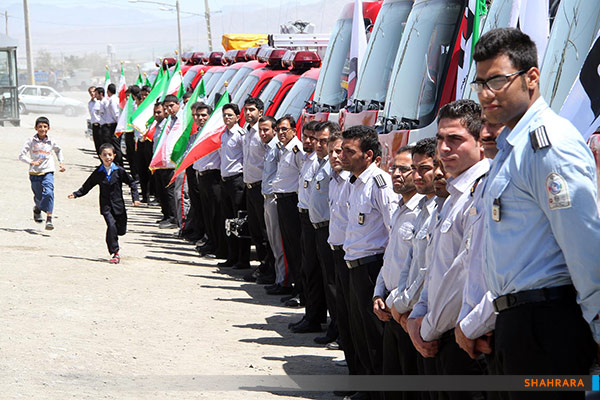 مراسم افتتاح همزمان 3 ایستگاه آتش نشانی