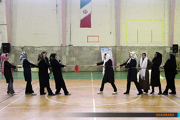 زورآزمایی بانوان محله منطقه9