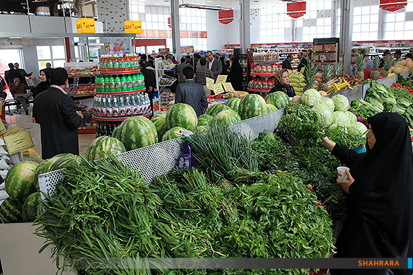 افتتاح همزمان دو بازار میوه و تره بار
