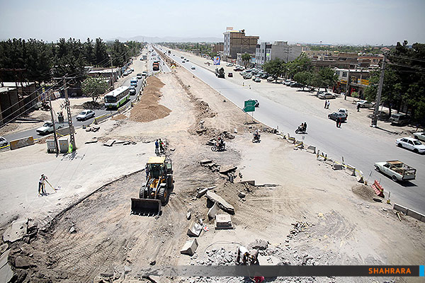 بهسازی مسیر آرامگاه فردوسی