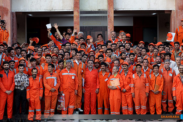 دیدار شهردار با خادمان پاکیزگی شهر