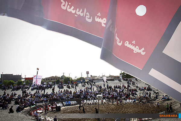 در حاشیه مسابقات کشتی چوخه توس