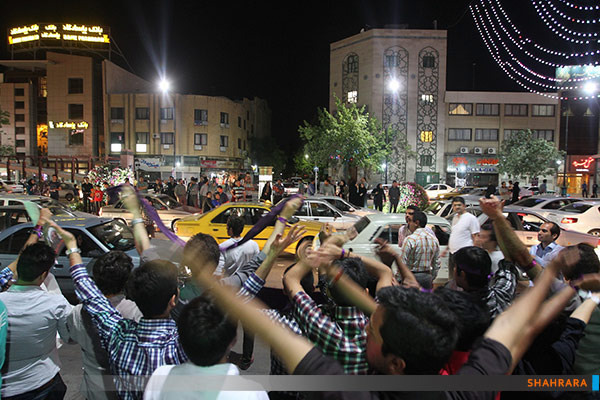 تجمع انتخاباتی حامیان کاندیداهای ریاست جمهوری