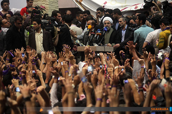 سفر انتخاباتی حسن روحانی به مشهد