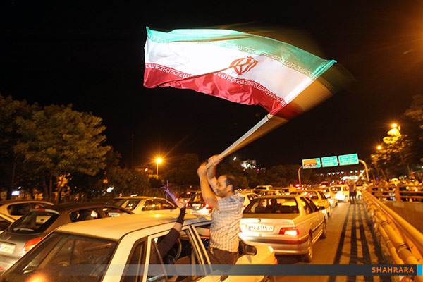 شادی مردم پس از اعلام نتایج انتخابات ریاست جمهوری/2