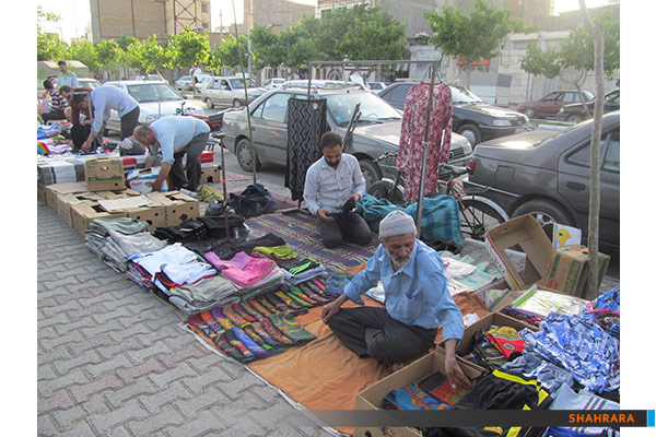 بازار محلی در منطقه پنج