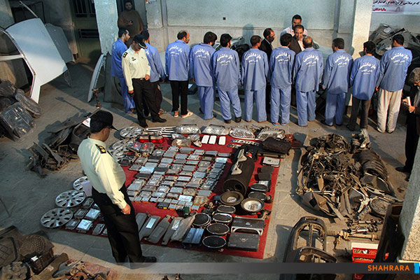 دستگیری اعضای باند سرقت خودرو