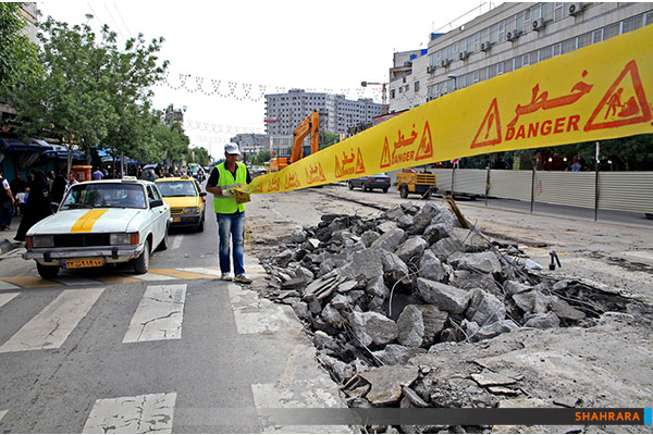 عملیات اجرای فاز 2 BRT 