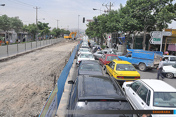 گرفتار در ترافیک
