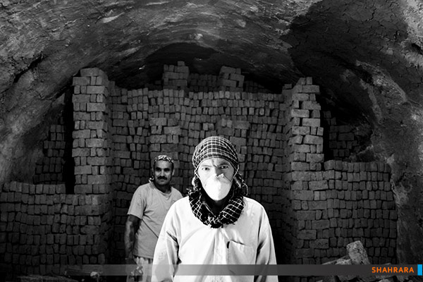 کارگران کوره آجر پزی