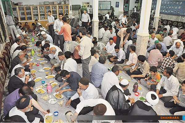 افطار؛ پای سفره «صاحب الزمان)عج( »