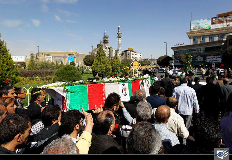 تشییع پیکر شهید عمادی