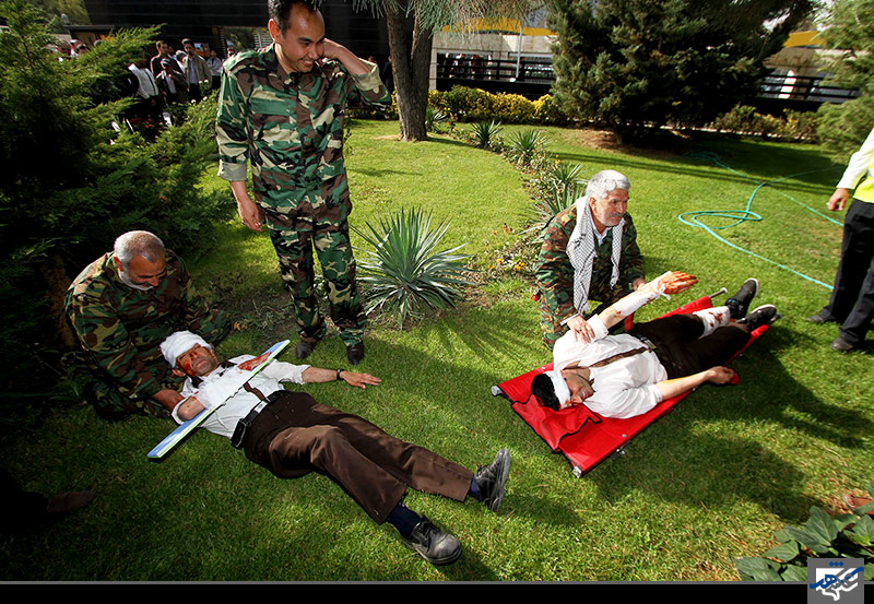 مانور زلزله در اداره کل راه و شهرسازی