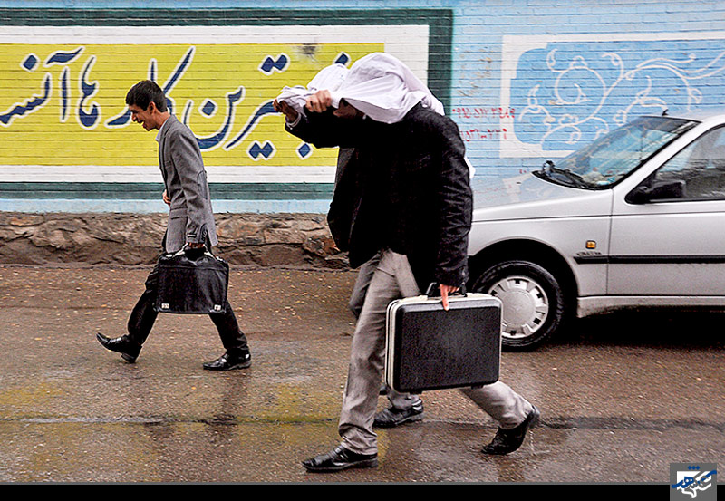 بارش باران و آبگرفتگی معابر