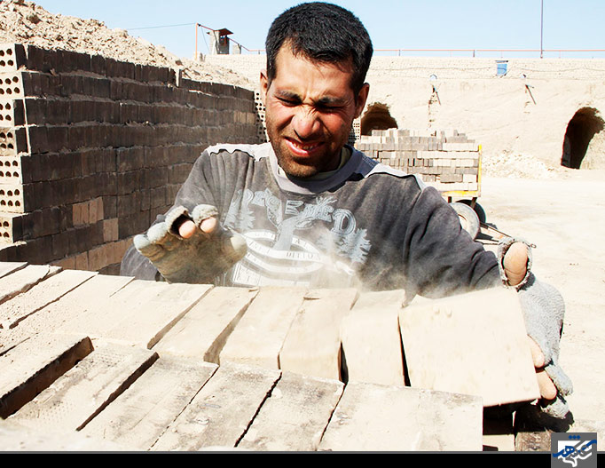 کارگران کوره آجرپزی