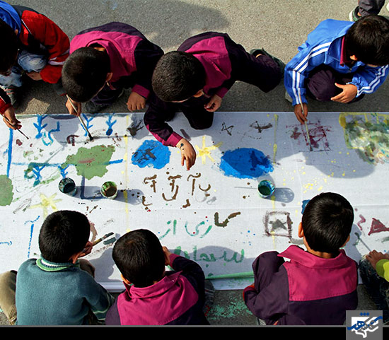 بزرگترین نقاشی مبارزه با استکبار