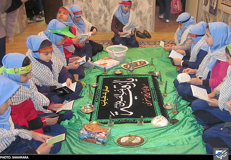 نوحه سرایی کودکان در دبستان جواد غفرانیان