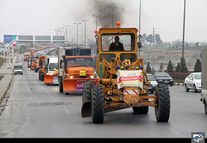  مانور مشترک شهرداری مشهد و پلیس راهور 