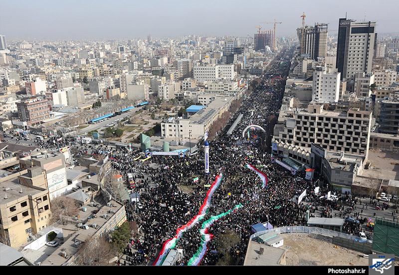 راهپیمایی یوم الله 22 بهمن در مشهد مقدس - 1