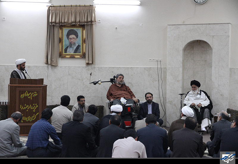 دیدار آیت الله علم الهدی بااعضای ستاد دهه مهدویت