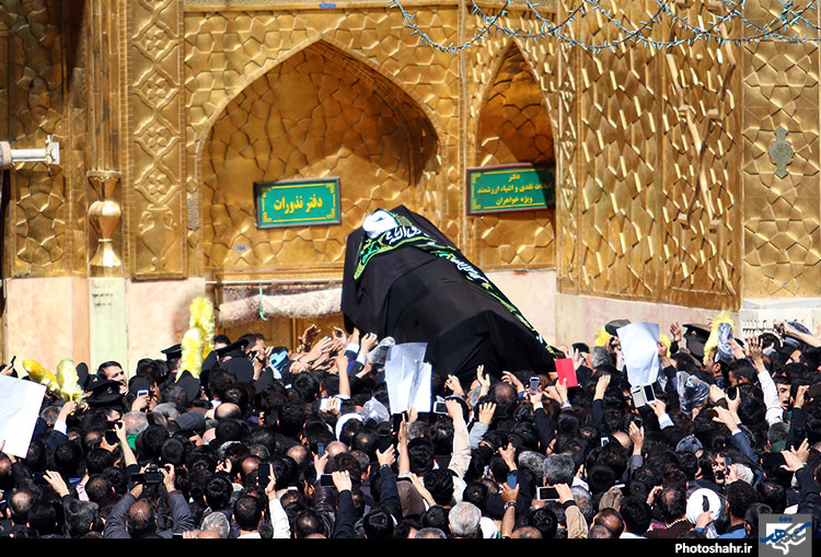 تشییع پیکر آیت الله واعظ طبسی  2