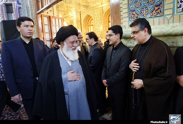 مراسم بزرگداشت آیت‌الله طبسی در حرم رضوی 