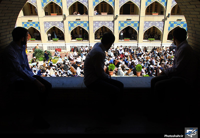 تجمع علما و طلاب در اعتراض به حکم اعدام شیخ نمر