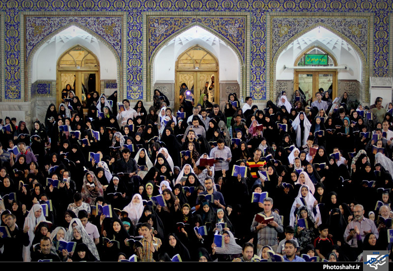  مراسم احیای شب نوزدهم ماه رمضان در حرم رضوی