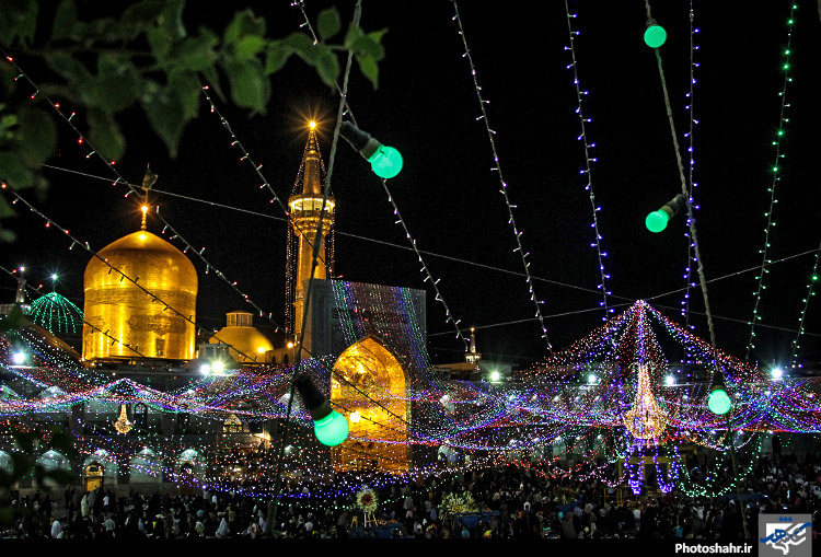  حرم رضوی در آستانه میلاد امام رضا (ع)