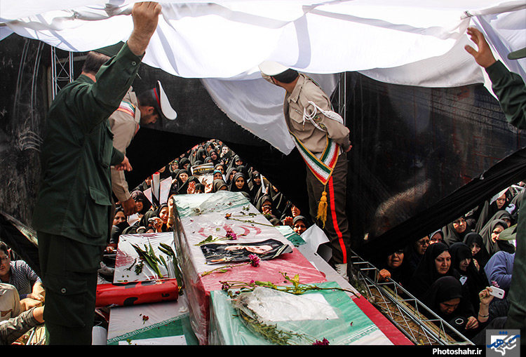 مراسم تشییع پیکر مطهر جان باختگان فاجعه منا  1