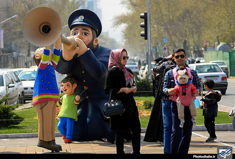 المان های نوروزی در مشهد 1