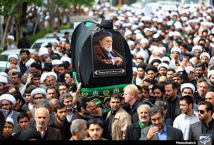  تشییع پیکر آیت الله موسوی نژاد در مشهد
