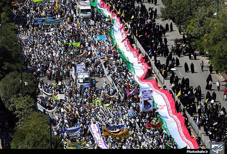 راهپیمایی روز جهانی قدس در مشهد 2