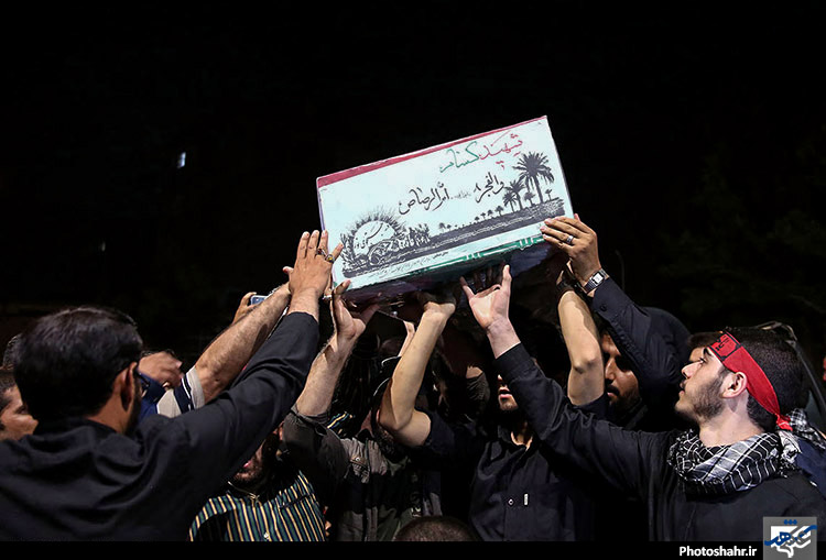 مراسم وداع و تشییع شهدای گمنام در مشهد