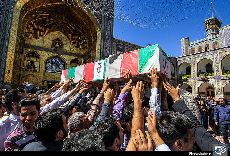 تشییع پیکر جانباز شهید رجب محمد زاده ( بابا رجب )