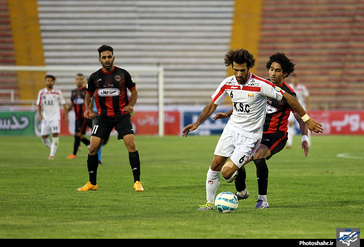 لیگ برتر فوتبال مسابقه سیاه جامگان مشهد و فولاد خوزستان