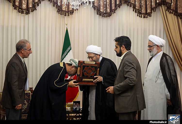 دیدار دادستان کل عمان با رئیس قوه قضاییه در مشهد 