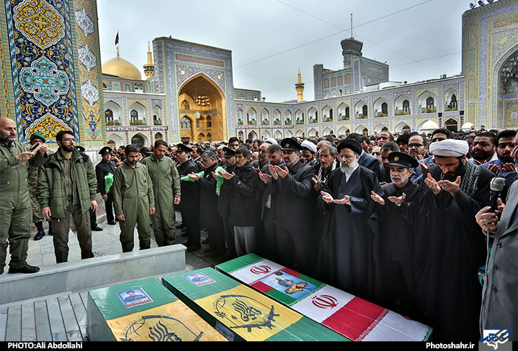 تشییع پیکر مطهر سه شهید مدافع حرم