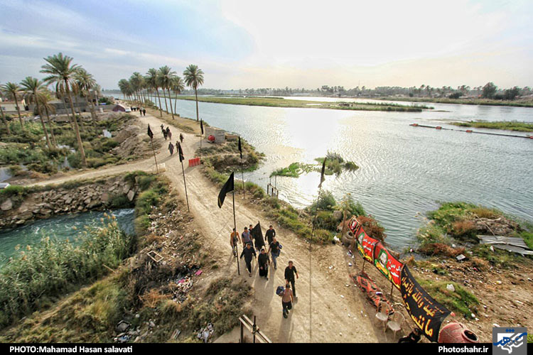 راهپیمایی اربعین حسینی از نجف به کربلا 2