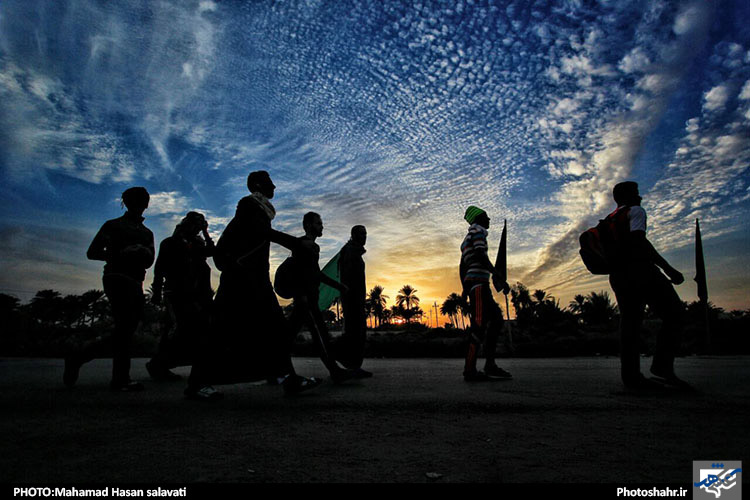 راهپیمایی اربعین حسینی از نجف به کربلا 3